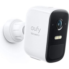 eufy Security eufyCam 2C Pro, Zusätzliche Überwachungskamera zum Anschließen, 180 Tage Akkuleistung, HomeKit Compatibilität, 2K Auflösung, IP67 Wasserschutz, Nachtsicht (Generalüberholt)