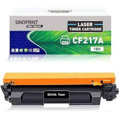 SINOPRINT saderīga HP 17A CF217A melnā tonera kasetne Laserjet Pro M102a M102w M130a M130fn M130fw M130nw printeriem HP17A HPCF217A