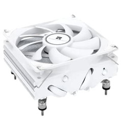 Thermalright AXP90-X47 White Low Profile CPU Air Cooler, 47 mm Height, TL-9015W Slim PWM Fan, AGHP Technology, for AMD AM4/Intel 1150/1151/1155/1156/1200 (White)