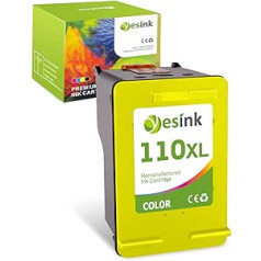 110 110 XL Replacement for HP 110 110 XL Cartridge for Photosmart A310, A430, A516, A526, A610, A646, A712 A820, A826, A828 Series Printers (1 Colour)