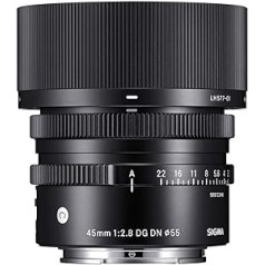 Sigma 360965 45 mm F2.8 DG DN mūsdienu objektīvs Sony-E objektīva bajonetam