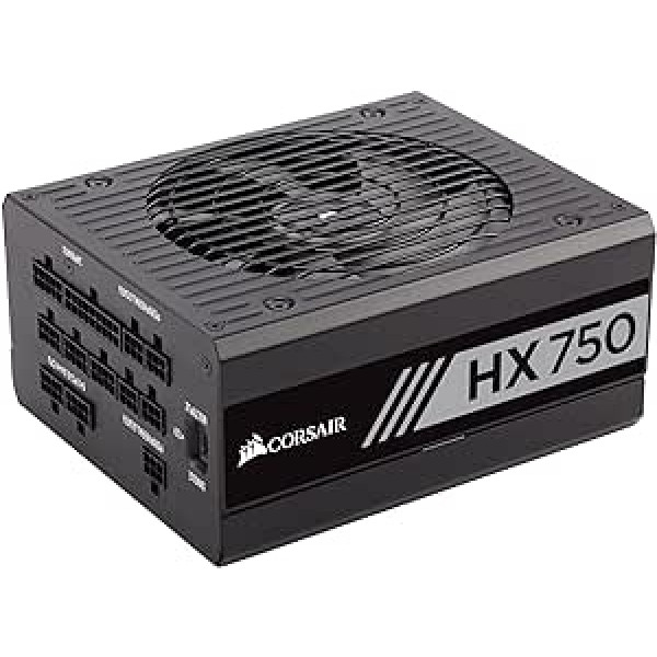 Corsair CP-9020070-UK Professional Platinum Series 1200W ATX/EPS Vollmodulares Netzteil, 750 W, schwarz, UK-Version