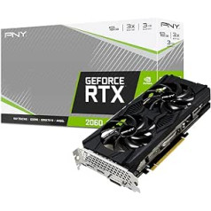 PNY GEFORCE RTX™ 2060 12GB XLR8 Gaming Revel Epic-X RGB™ Dual Fan Edition