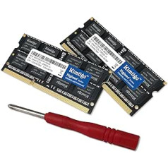 Kimtigo DDR3 8GBx2 klēpjdatora RAM 1600MHz PC4-21300 nebuferēta SODIMM piezīmjdatora atmiņa 260 kontaktu (DDR3 16GB (2 x 8GB))