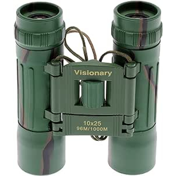 Visionary Binoculars DX 10x25 CAMO - Great for Bird Watching etc