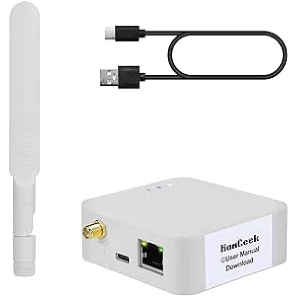 HamGeek Plus White Universal ZigBee Coordinator with USB Data Cable