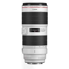 Canon telefoto tālummaiņas objektīvs, EF 70–200 mm, F2.8L IS III USM telezoom priekš EOS (77 mm filtra vītne, attēla stabilizators), melns