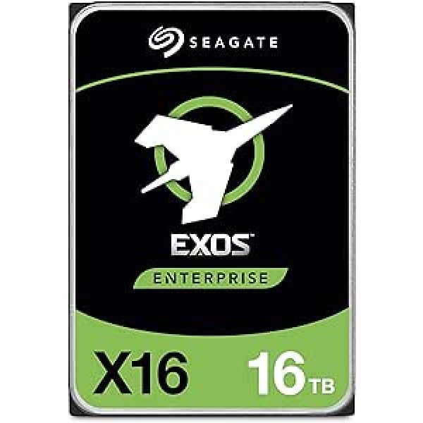 16TB Seagate ST16000NM001G Exos X16, 3.5 Inch Enterprise HDD, SATA 3.0 (6GB/S), 7200RPM, 256MB Cache, 4.16ms, OEM