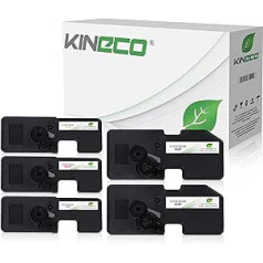 Kineco 5 x Toneris aizstāj TK5240 2x Black 1x CMY Multipack priekš Kyocera Ecosys M5526cdw P5026cdn