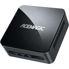 ACEMAGIC F1A Mini PC, Intel i9-12900H (14C/20T, up to 5.0GHz), 32GB DDR4 1TB PCIe4.0 NVME SSD, Mini Desktop PC with Xe Graphics 96EUs | WiFi6 | 4K UHD | Win11 | Type-C