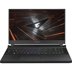 GIGABYTE Aorus 5 spēļu klēpjdators, Intel Core i7 12700H, GeForce RTX 3070, 15,6 collu 240 Hz displejs, Windows 11 (AORUS 5 SE-73DE314SH)