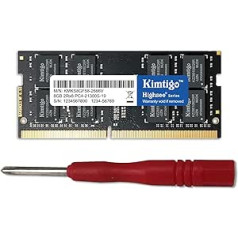 Kimtigo DDR4 8GB klēpjdatora RAM 2666MHz PC4-21300 nebuferēts SODIMM piezīmjdatora atmiņa 260pin 1x8GB (8GB)