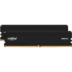 Crucial Pro DDR5 RAM 32GB komplekts (2x16GB) 6000MHz, Intel XMP 3.0, datora datora atmiņas modulis 32GB DDR5 - CP2K16G60C48U5