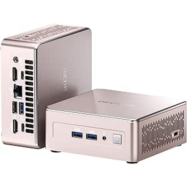 GEEKOM NUC Mini PC A 5, AMD Ryzen 7 5800H (līdz 4,4 GHz) galddators, mini dators, 32 GB DDR4 512 GB SSD ar Windows 11 Pro, WiFi 6, HDMI, BT 5.2 dators spēlēm un birojam