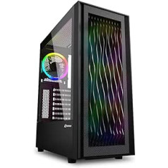 Sharkoon RGB Wave, ATX Gaming PC Case