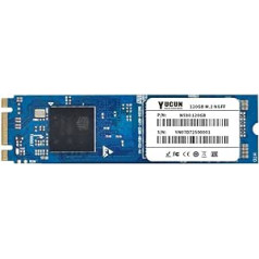 YUCUN NGFF M.2 2280 128GB SSD ar R/W līdz 540/520 MB/s (ATTO testēts) SATA III iekšējais cietvielu disks Ultrabooks un planšetdatoriem