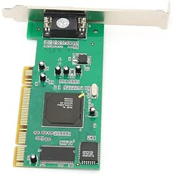 VGA Graphics Card, PCI 8MB 32-Bit Desktop Computer Accessories, Multi Display for ATI Rage XL, Two Notch Compatible with 64-bit PCI X Slot