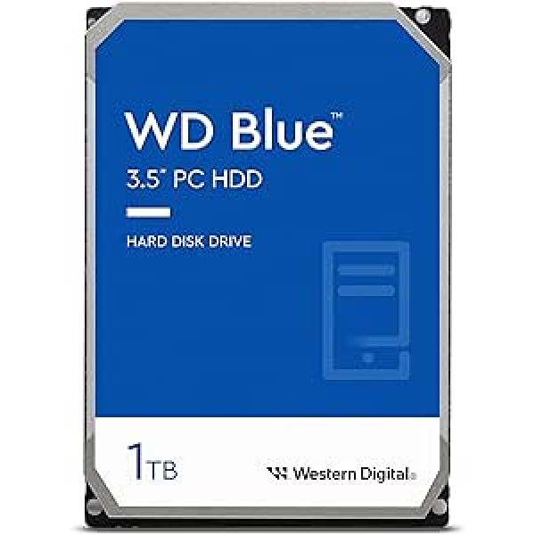 WD Blue mobilais cietais disks, zils