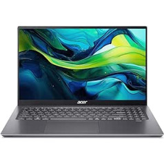 Acer Swift X (SFX14-51G-5876) Ultrabook/klēpjdators | 14 2,2K displejs | Intel Core i5-1240P | 16 GB RAM | 512 GB SSD | NVIDIA GeForce RTX 3050 | Windows 11 | QWERTZ tastatūra | Pelēks