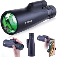 10-30 x 50 Monocular Telescope for Adults, Waterproof HD Monocular Rifle Scope with Smartphone for Bird Watching, Sightseeing, Hiking, Hunting, Camping