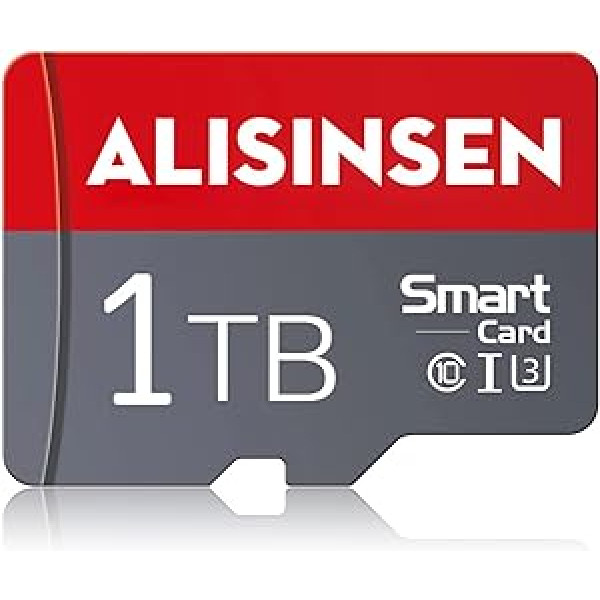 1024GB Micro SD karte 1024GB liela ātruma TF karte 1024GB Class 10 SD kartes adapteris Android viedtālrunim/kamerai/planšetdatoram/monitoringam