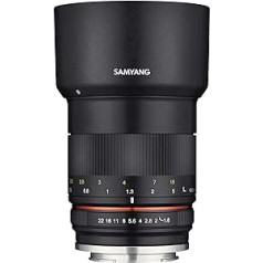 Samyang MF 85mm F1.8 ED UMC CS Sony E — rokasgrāmata Objektīvs ar 85 mm Festbrennweite für spiegellose APS-C Kameras un Sony E-Mount Anschluss, 62mm Filtergewinde, Sony Alpha Serie, ideāls portretam