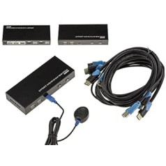 KALEA-INFORMATIQUE KVM-Switch automātiskā koplietošanas kaste 2 datoriem. HDMI-un USB-Anschlüsse, Fernsteuerung. Unterstützte Auflösung 4096x2160.