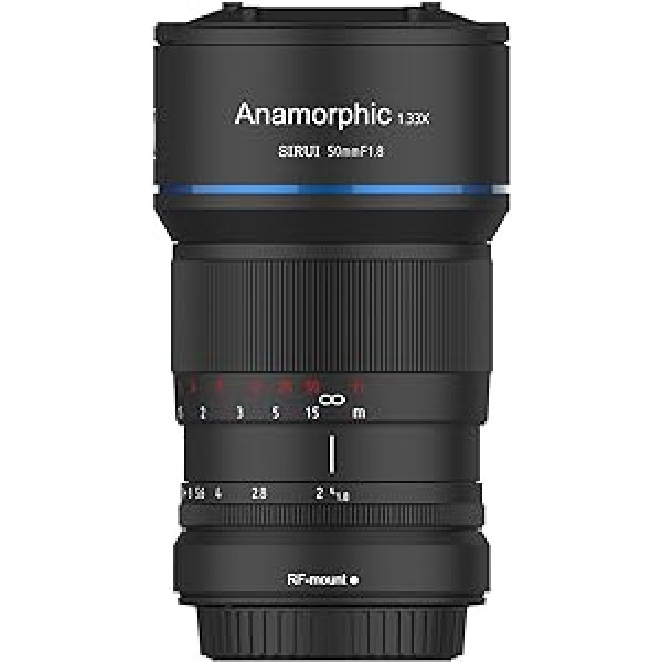 SIRUI 50 mm F1.8 1,33 X anamorfotisko kino primāro objektīvu objektīvi, modeļa S35 sērija (RF stiprinājums)