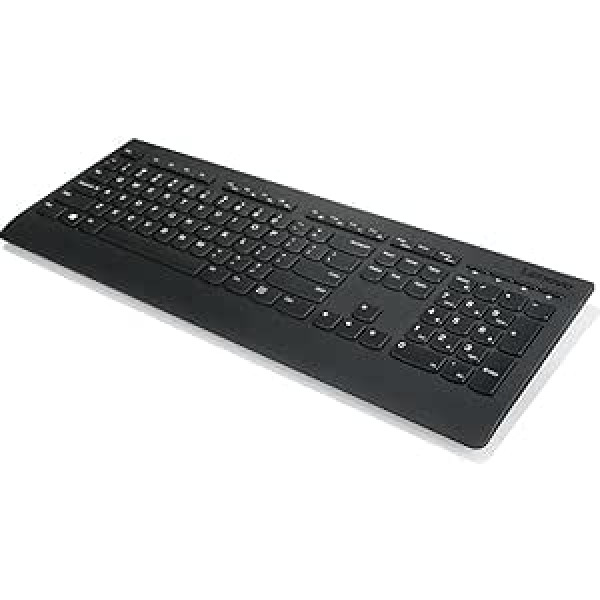 Lenovo 4X30H56854 Tastatur RF Wireless QWERTZ Deutsch Black – Tastaturen (standartinis, Kabellos, RF Wireless, QWERTZ, juodas)