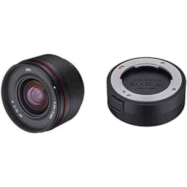 Samyang AF 12 mm F2.0 Fuji X Lens + Samyang Lens Station AF Fuji X objektīviem — Autofokusa īpaši platleņķa fiksēts fokusa attālums priekš Fujifilm X-Mount APS-C