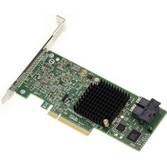 KALEA-INFORMATIQUE PCIe 3.0 SAS 12GB kontroliera karte ar 8 iekšējiem portiem un RAID 0 1 1E 10. Modelis OEM 9311-8i. Augsts un zems profils, SAS3008 mikroshēmojums