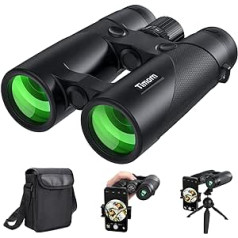 10 x 42 Binoculars Adult Hunting Bird Watching: Timorn Binoculars Waterproof with Carry Strap, Bag - Lightweight Field Travel, Animal Travel, Sports, Concerts