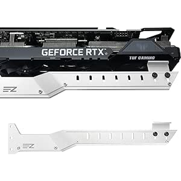 EZDIY-FAB GPU atbalsts Grafikas kartes GPU atbalsts Grafikas kartes atbalsts Sag/Bracket RX6700, RTX3090-309EZ-White