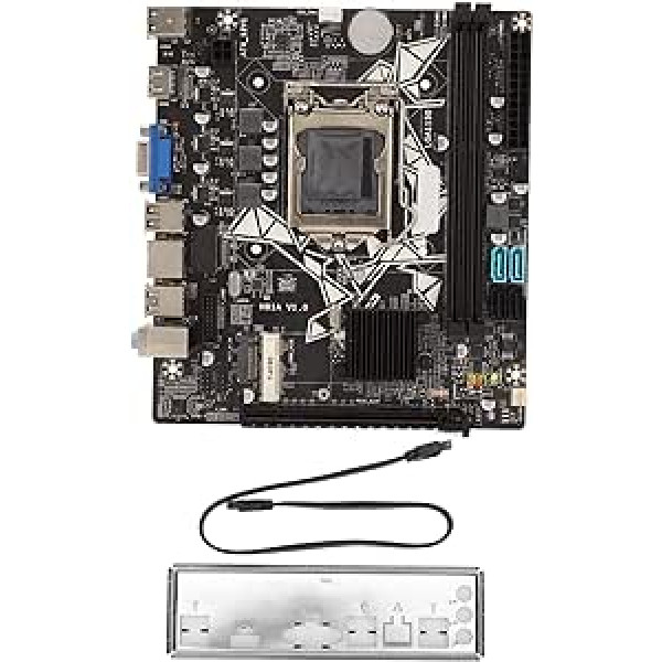 H81A Motherboard LGA 1150M ATX Motherboard 2xDDR3 HDMI VGA Mini PCIE Gaming Motherboard USB3.0 USB2.0 NGFF M.2Mx1 SATA3.0 100Gigabit NIC