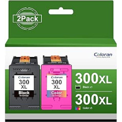 Coloran 300XL juodo ir spalvoto rašalo kasetės, skirtos HP 300 XL 300XL spausdintuvų kasetėms, skirtos HP Deskjet F4280 F4500 F4580 F2400 F2420 F2480 F4224 F4272 D1660 D25060 D655 D260 D40