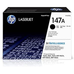 HP 147A (W1470A) melns oriģinālais toneris HP LaserJet Enterprise M611, M612, M635, M636