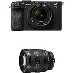 Sony Alpha 7C II | Bezspoguļa pilna kadra kamera ar SEL2860 tālummaiņas objektīvu (28–60 mm, F4–5.6, kompakts, 33 MP, reāllaika automātiskais fokuss, 10 BPS, 4K video, noliecams LCD skārienekrāns) Melns + SEL2070G