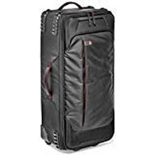 Manfrotto Trolley Pro Light LW-88W-2 Large Photo Roll Case for Lighting Devices Suitable for a Complete Lighting Kit with Camera Protection System for Photographers and Videographers