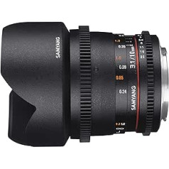 Samyang T3.1 VDSLR ED As Ncs CS II objektīvs Canon savienojumam 10 mm