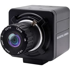 Svpro 1080P Full HD USB tīmekļa kamera 2MP CMOS OV2710 4mm objektīvs ar manuālu fokusu CS Mount kameru ar augstu kadru ātrumu 30fps/60fps/100fps USB kameras darbvirsma operētājsistēmai Linux Windows Android, Plug and Play