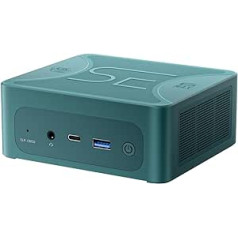 „Beelink SER6 Max Mini PC“, „AMD Ryzen 9 6900HX 8C/16T“, 32 GB DDR5 1TB NVMe M.2 SSD, keturių ekranų išvestis, „WiFi 6“, 2,5 G RJ45, „Bluetooth 5.2“ mini kompiuteris