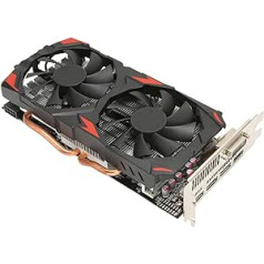 Cuifati RX 580 grafikas karte 256 bitu 8GB GDDR5 divu ventilatoru spēļu grafikas karte 16 PCI Express 3.0 DP, HDML, DVI Plug and Play datora grafikas kartes