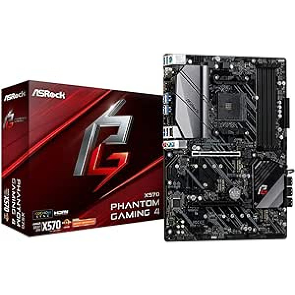 Asrock X570 Phantom Gaming 4 AMD X570 ligzda AM4 ATX