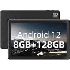 SGIN 10,1 collas planšetdators Android 11, 8 GB RAM, 128 GB ROM (paplašināms 256 GB), 1920 x 1200 FHD IPS, astoņkodolu līdz 1,6 GHz, 5 MP + 8 MP telekamera, akumulators 6000 mAh, GPS 4G/5 GPS.