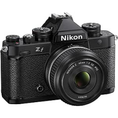 Nikon Z f komplekts Nikkor Z 40 mm 1:2.0 specifiskā izdevuma pilna kadra kamera, 24,4 MP, 4 k video, pikseļu maiņa, magnija sakausējuma korpuss, slīps un rotējošs skārienjūtīgs monitors