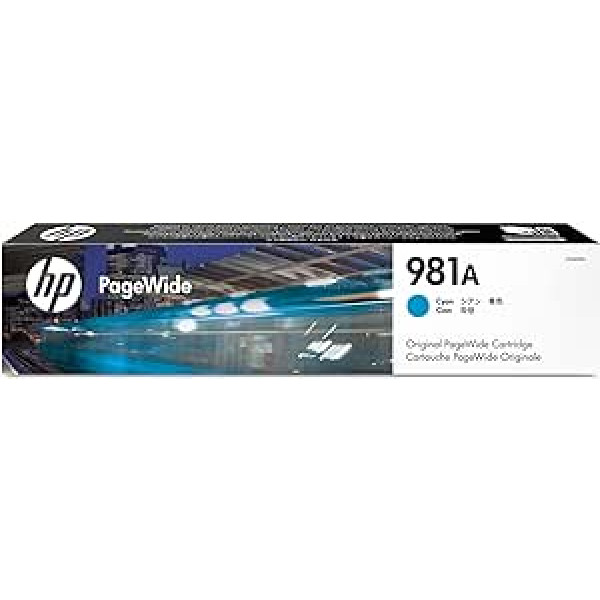 HP 981A (J3M68A) Blau Original PageWide Druckerpatrone, skirta HP PageWide Enterprise