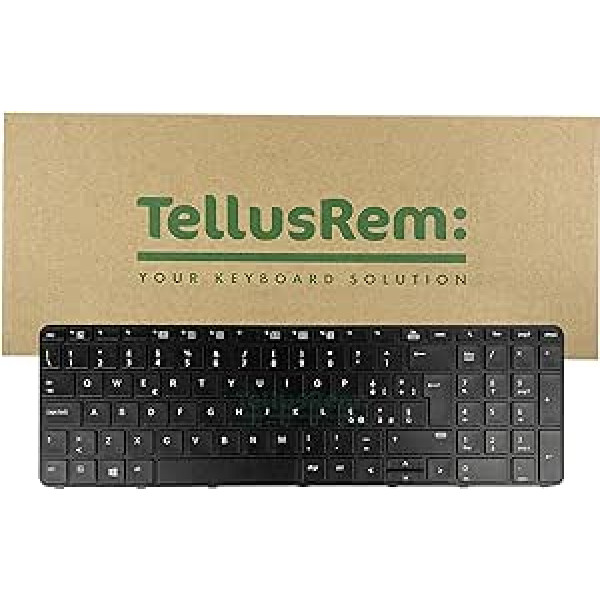 TellusRem nomaiņas tastatūra itāļu valodā bez fona apgaismojuma ierīcēm HP 450 G3, 450 G4, 455 G3, 455 G4, 470 G3, 470 G4