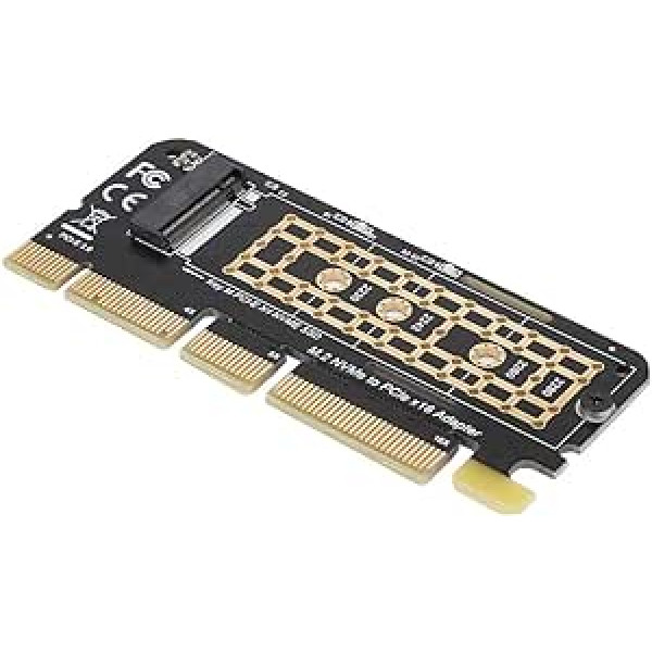 ASHATA stāvvada karte, M.2 NGFF SSD uz PCI-E 3.0 X16 adaptera karte, paplašināšanas stāvvada karte, liela ātruma SSD cietā diska adapteris mājām/birojam/spēlētājiem