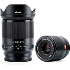 VILTROX AF 28 mm F1.8 FE pilna formāta platleņķa objektīvs Prime autofokusa objektīvs Sony E Mount kamerām A9 A7 II III 7R II III IV 6600 6500 6400