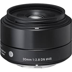 Sigma 30mm f/2.8 DN MFT Fit objektīvs — melns